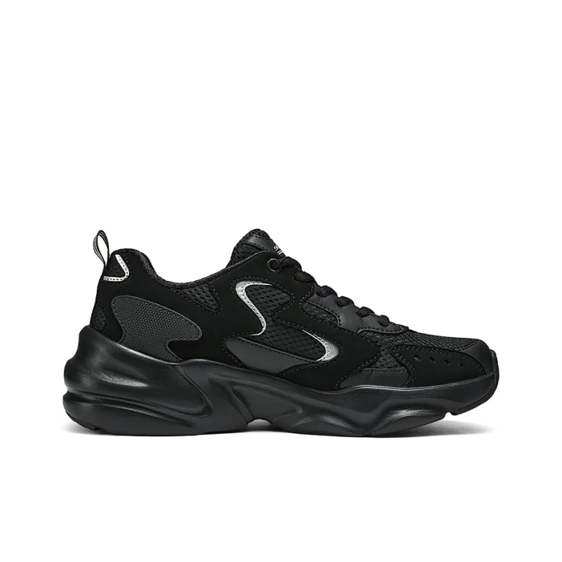 Skechers BOBS BAMINA 2 Cushioned Wear Resistant Breathable Low Top Chunky Sneakers Women's Black-1