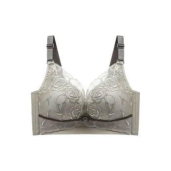 Flowers In Water Bra Women's Cream Gray