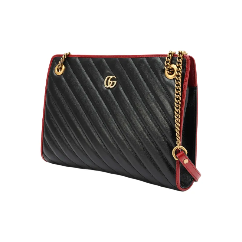 GUCCI GG Marmont Leather Crossbody Bag, Shoulder Bag Women's-2