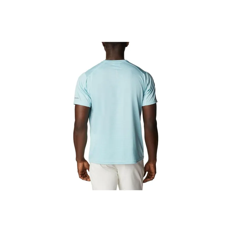 Columbia Alpine Chill Zero Graphic S/S T-Shirt Men's Blue-1