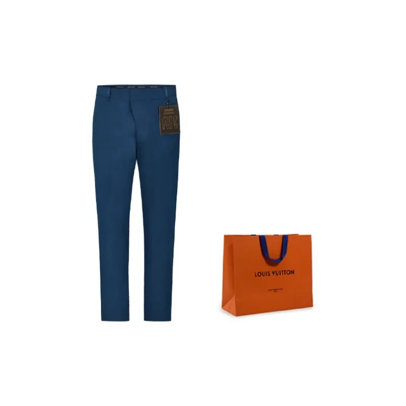LOUIS VUITTON Casual Pants Men's Blue-3