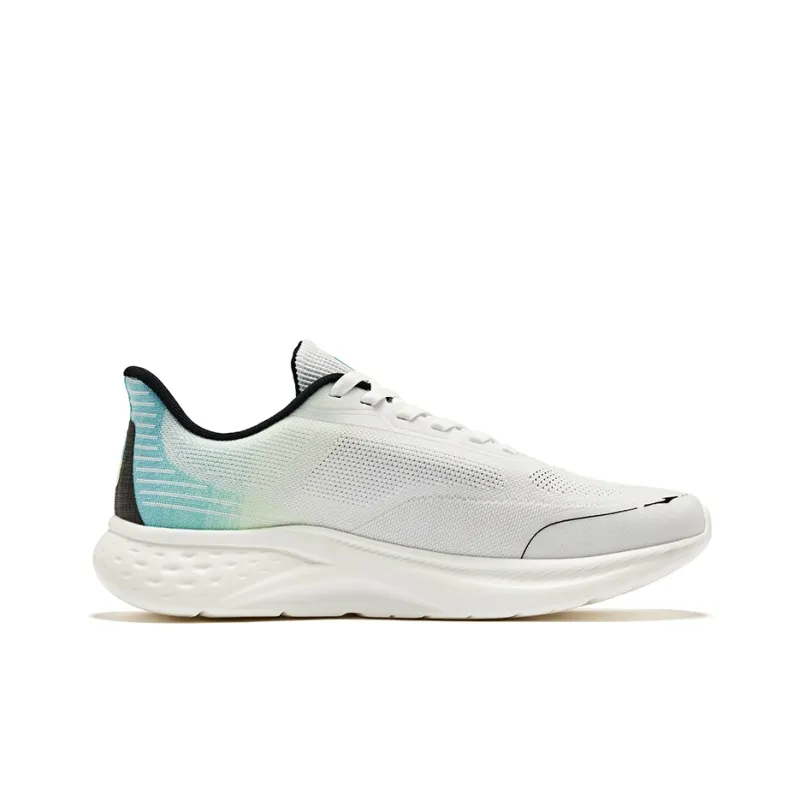 Erke Sting 2.0 Cushioning Wear Resistant Breathable Balance Low Top Training Running Shoes Men's Erke White With Black-1