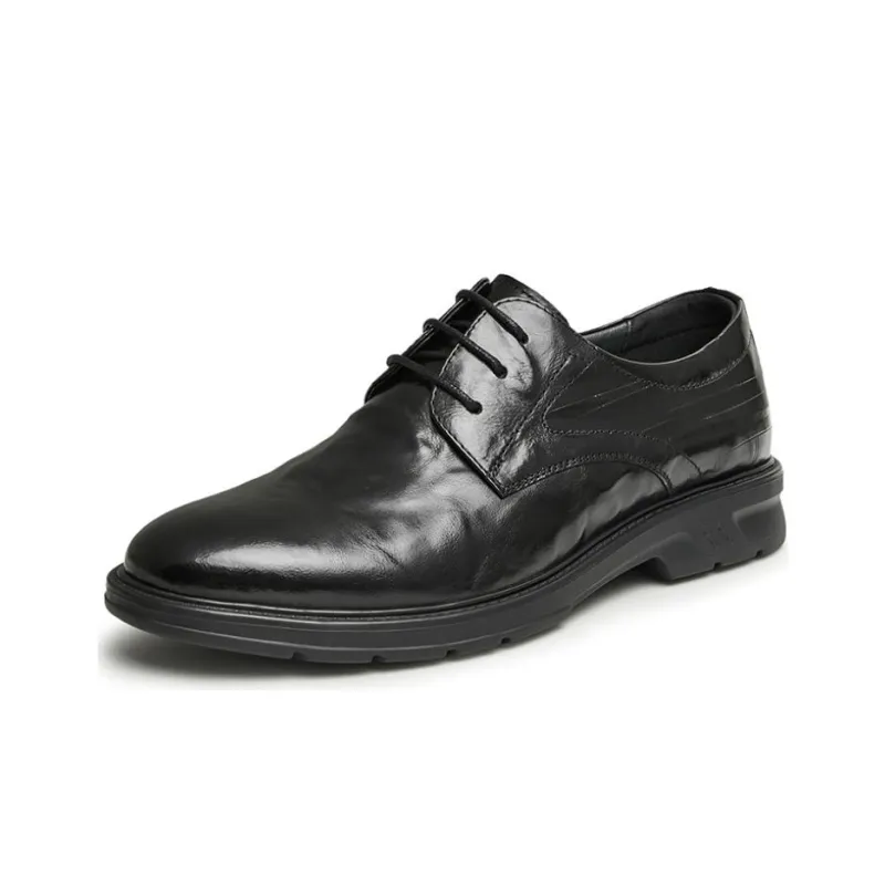 TATA Dress Shoes Men Low Top Solid Color-6