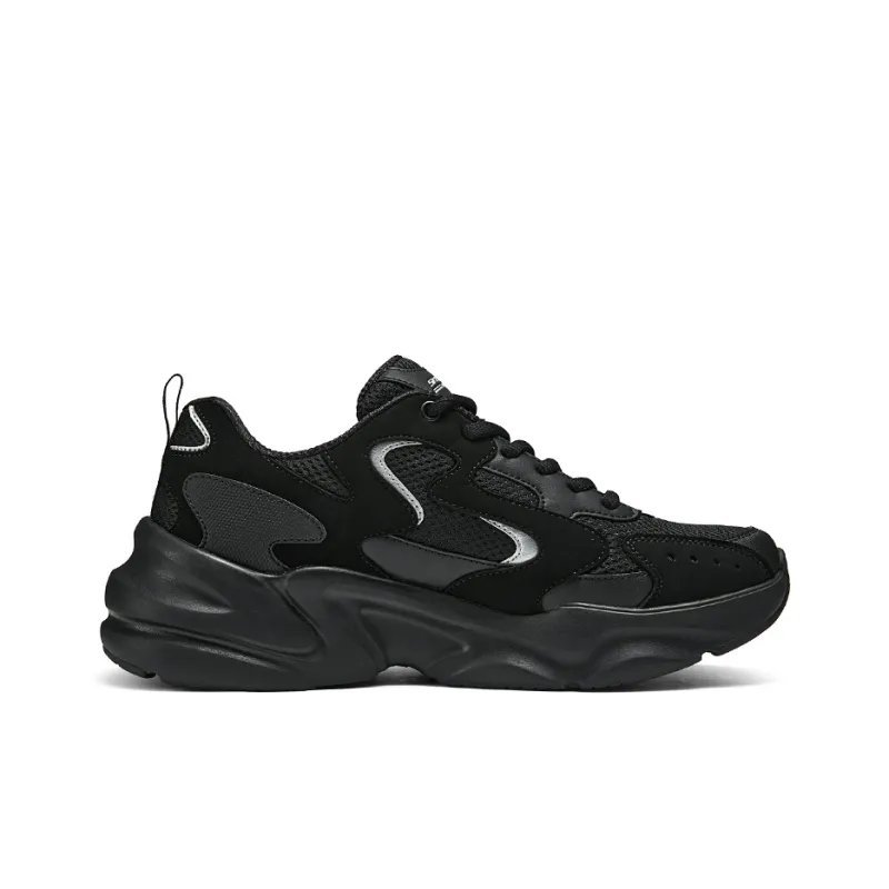 Skechers BOBS BAMINA 2 Cushioning Anti Slip And Wear Resistant Breathable Rebound Low Top Casual Shoes Men's Black-1