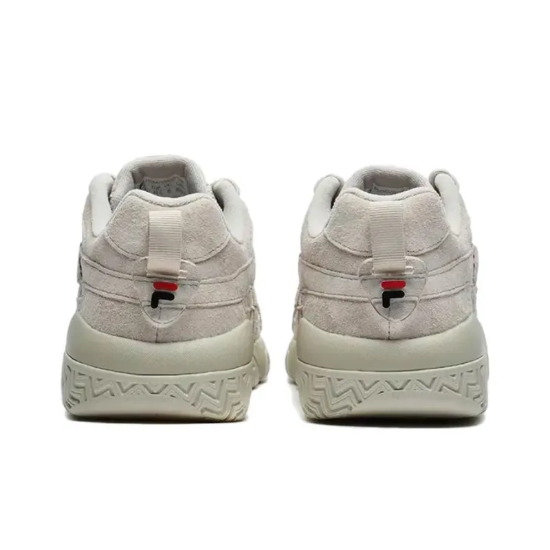 FILA FUSION BARRICADE Puffy Shoes Wear Resistant Low Top Chunky Sneakers Men's Beige-3