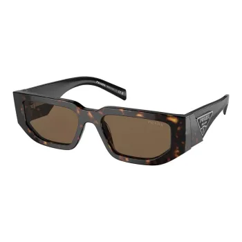 PRADA Irregular Shape Sunglasses Women's Tortoiseshell