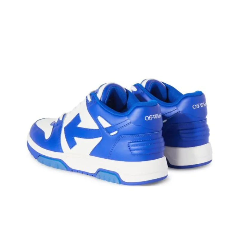 OFF WHITE Out Of Office Ooo Low Tops White Blue-4