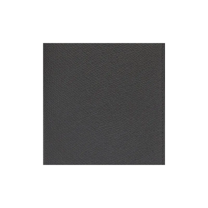Valextra Millepunte Calfskin Passport Holder Unisex Smoke Gray-4