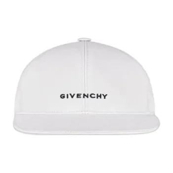 GIVENCHY Cotton Baseball Caps Men's White