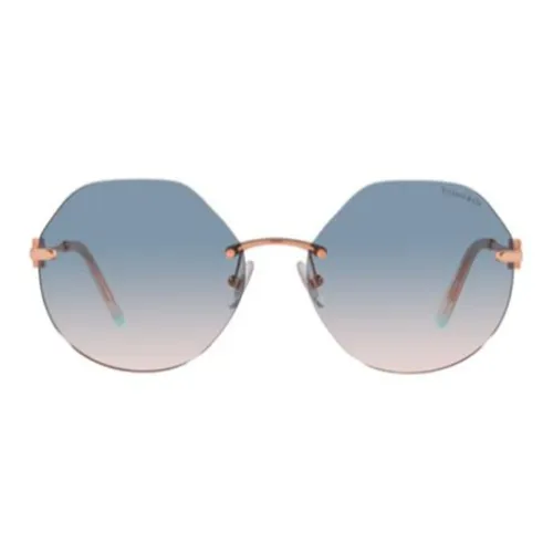 Tiffany & Co Eyewear Rimless Gradient Round Sunglasses