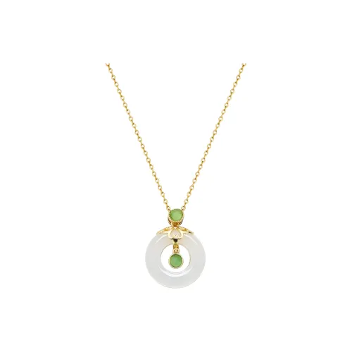 YOAR Jade Necklaces Women's