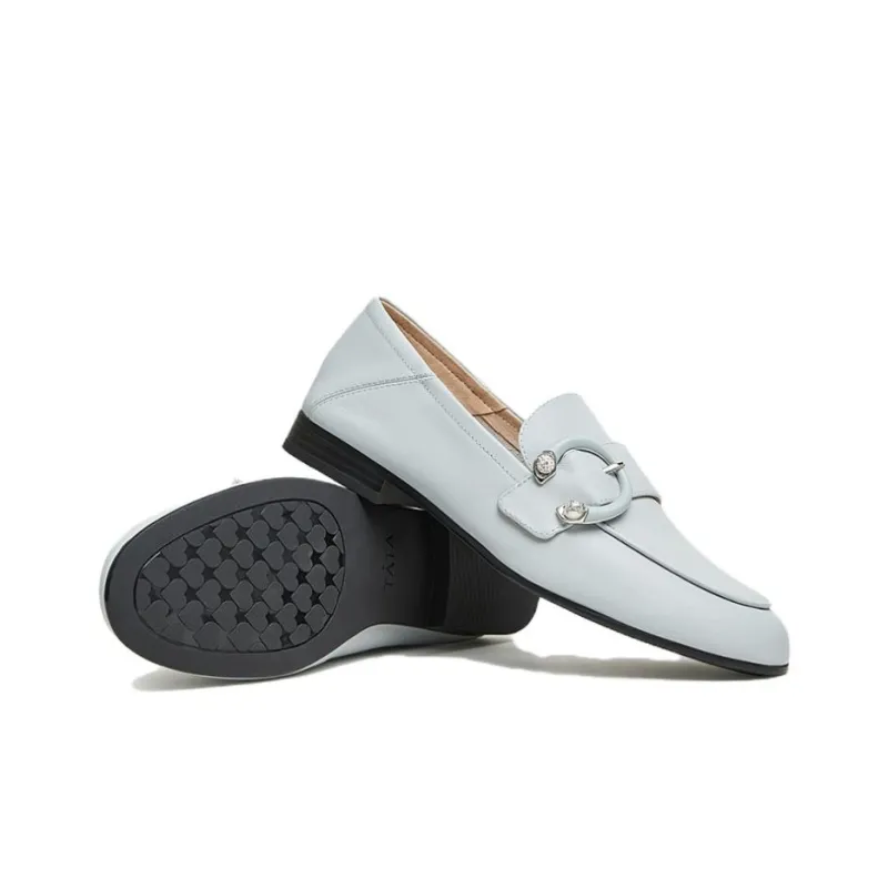 TATA Loafers Women's Solid Color-4