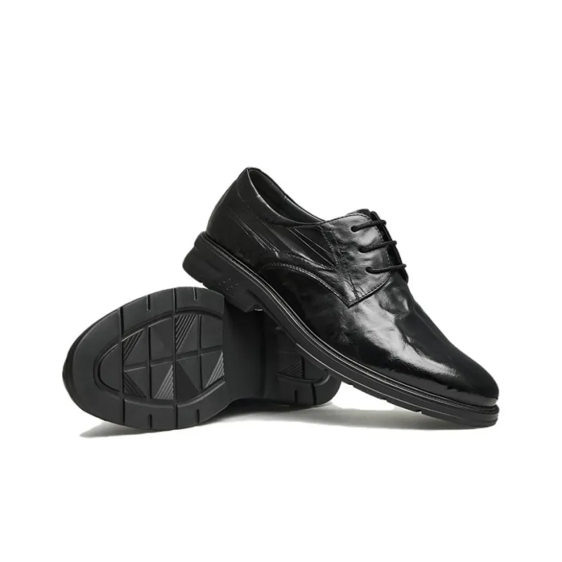 TATA Dress Shoes Men Low Top Solid Color-9
