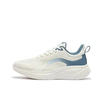 361° Durable Breathable Low Top Running Shoes Men's White Blue