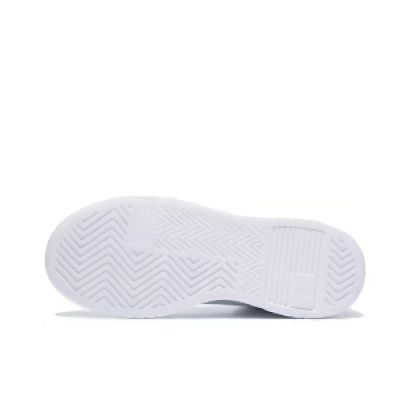 QIAODAN Non slip Lightweight High Top Skateboard Shoes Men's White-4