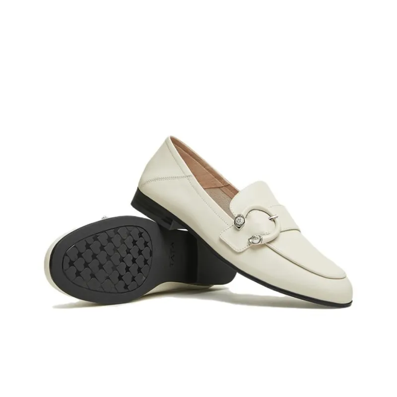 TATA Loafers Women's Solid Color-9