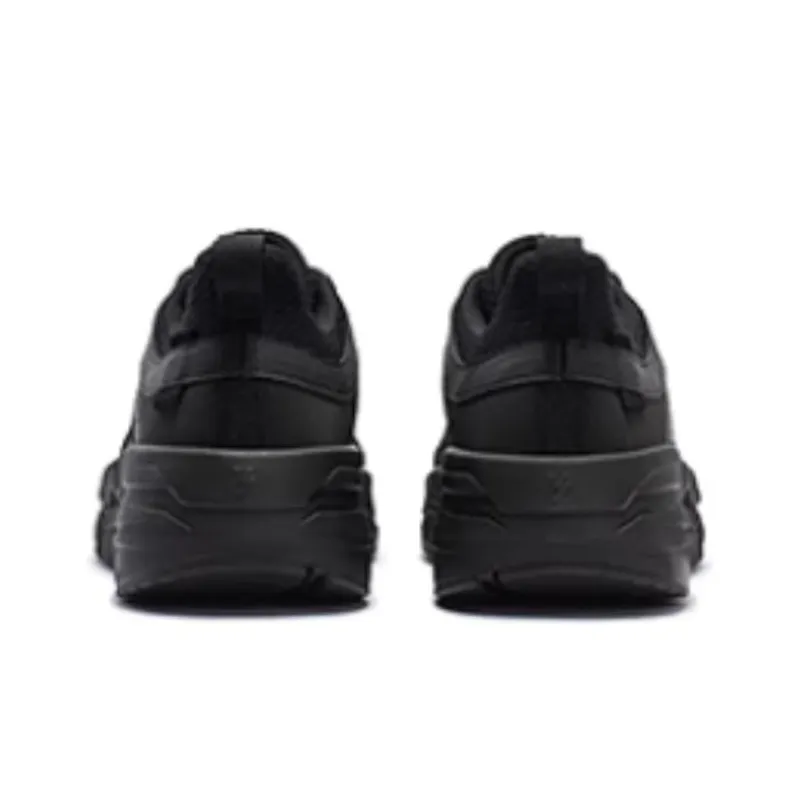 361° Anti Slip Wear Resistant Low Top Chunky Sneakers Men's Black Gray Color-2