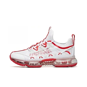 Coca Cola x Anta Cushioning Anti Slip And Wear Resistant Low Top Running Shoes Men's White Red