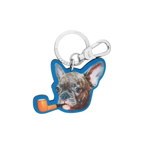 LONGCHAMP Metal Keychains Womens Cyan