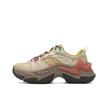 FILA SOFIA 3 Moisture Wicking Height Increasing Low Top Casual Shoes Women's Yellow Rice