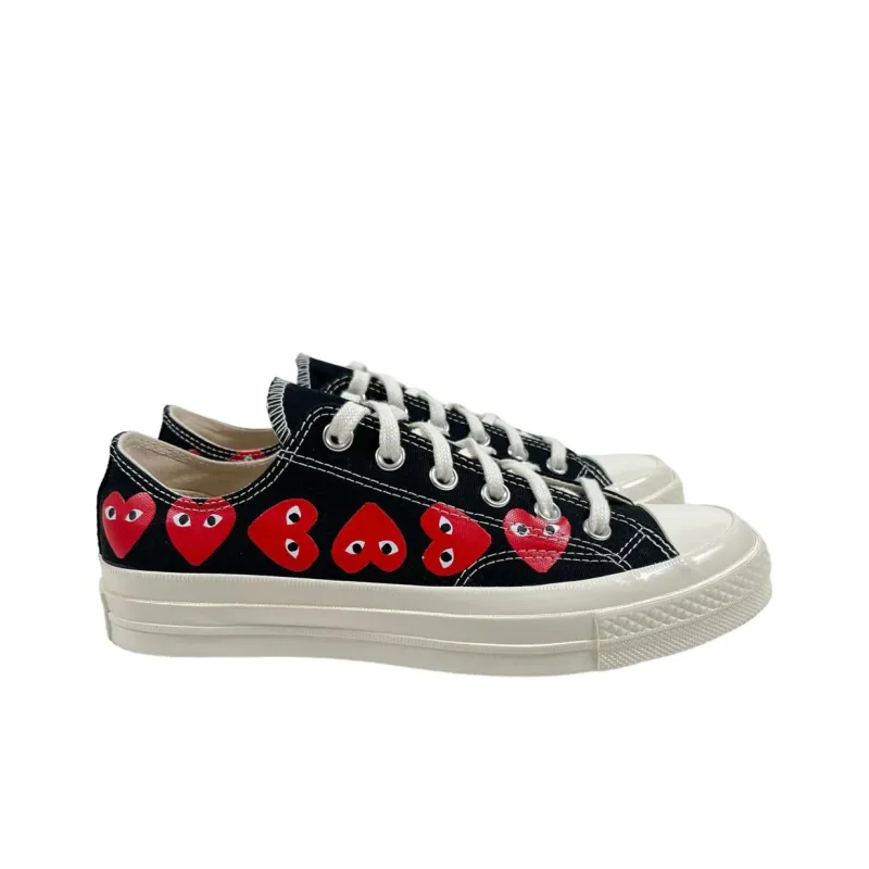 Chuck 70 Comme Des Garçons Play X Converse Low 'Multi Heart Black'-2