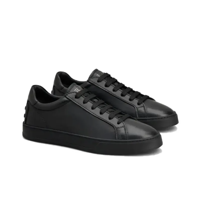 TOD'S Round Toe Lace Up Sneakers-2