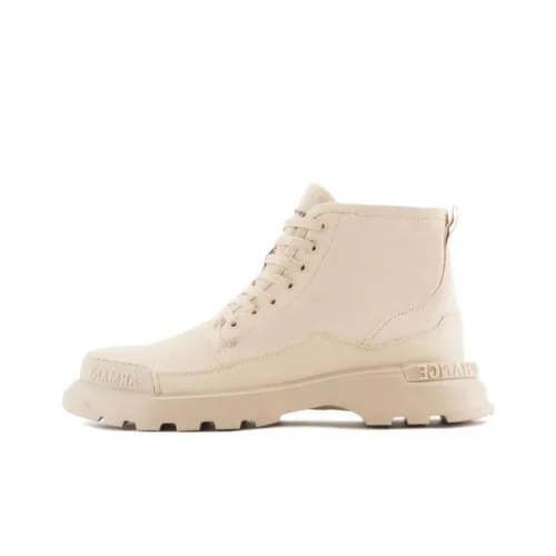 ARMANI EXCHANGE Ankle Boots Men Off White