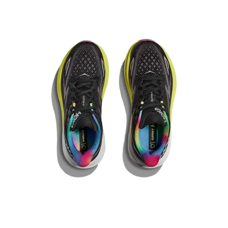 HOKA ONE ONE Clifton 9 Black All Aboard Multi Color-3