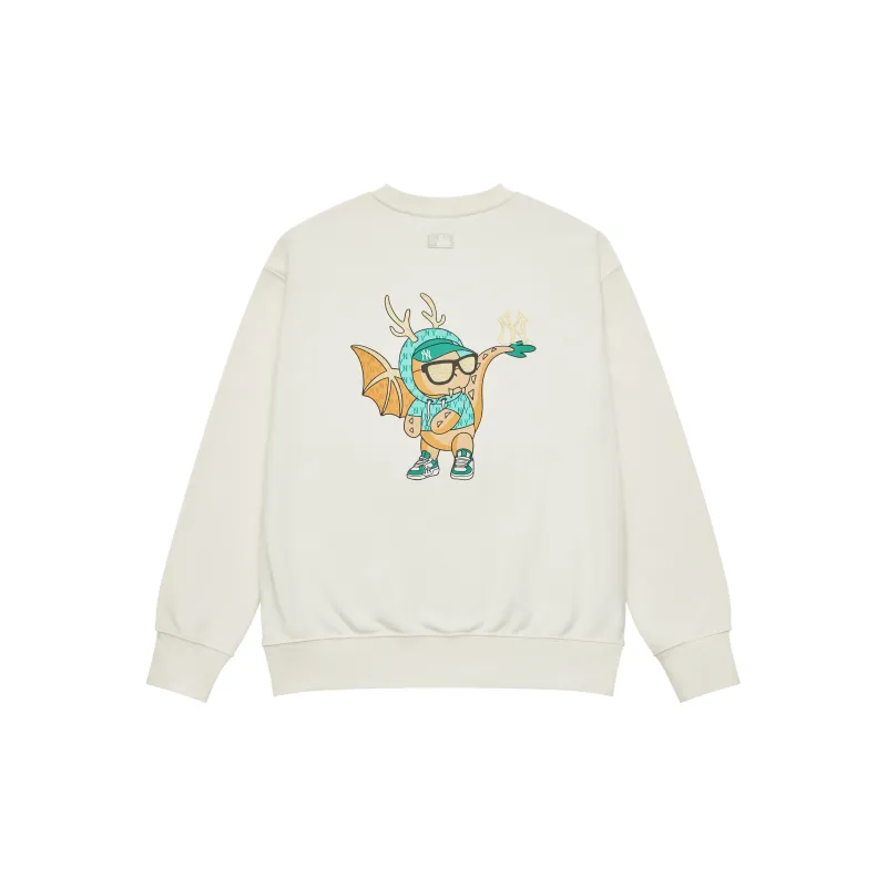 MLB SS24 Sweatshirt Unisex Cream-1