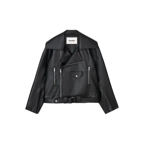 NANUSHKA Zipped Biker Jacket