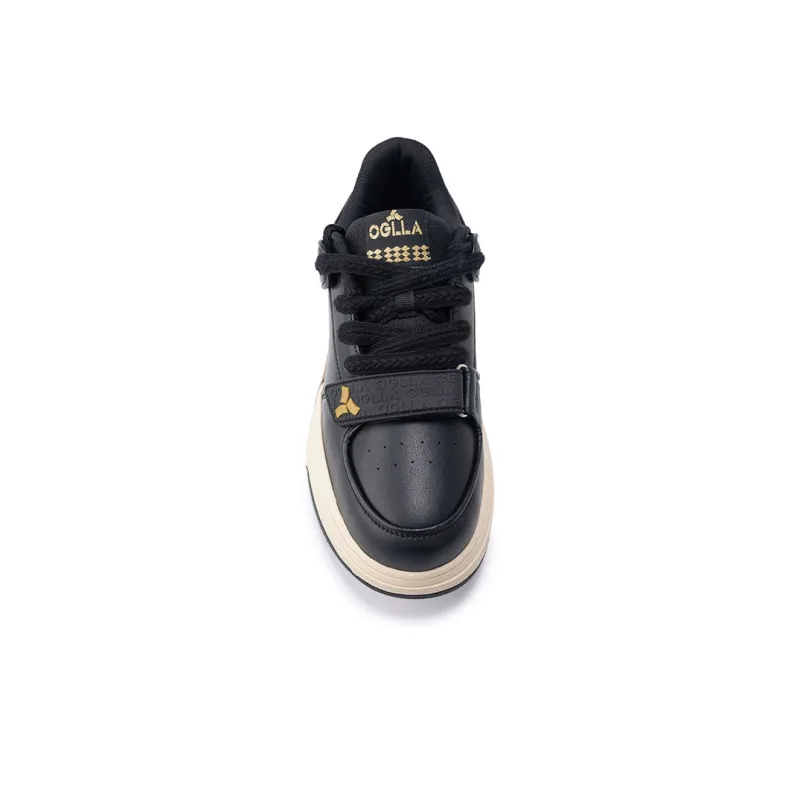 Angela Skateboard Shoes Unisex Low Top Black Blue/White Black/Black White-10