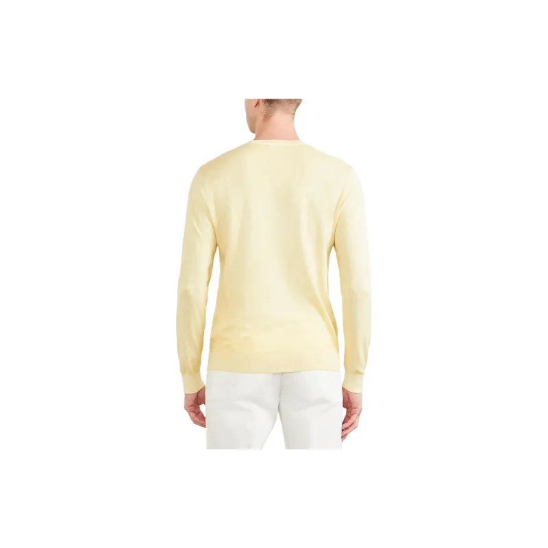 GUESS Essential Crewneck Sweater Sweater Men's Yellow-1