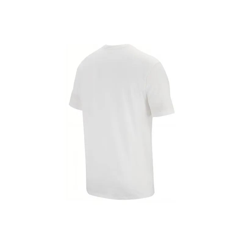 Nike Sportswear Club Men's Cotton Short-Sleeve T-Shirt White-1
