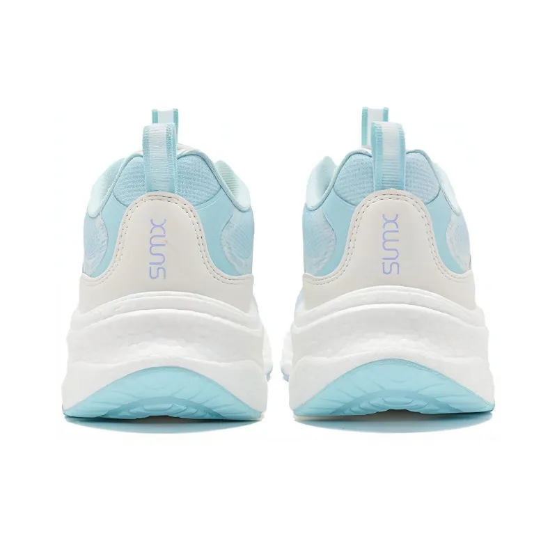 XTEP Cushioning Anti Slip And Wear Resistant Low Top Running Shoes Women's Light Dusk Blue-4