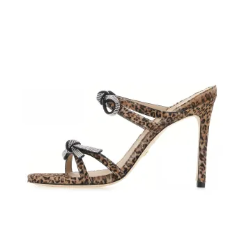 Stuart Weitzman Slide Slippers Women's Brown/Black