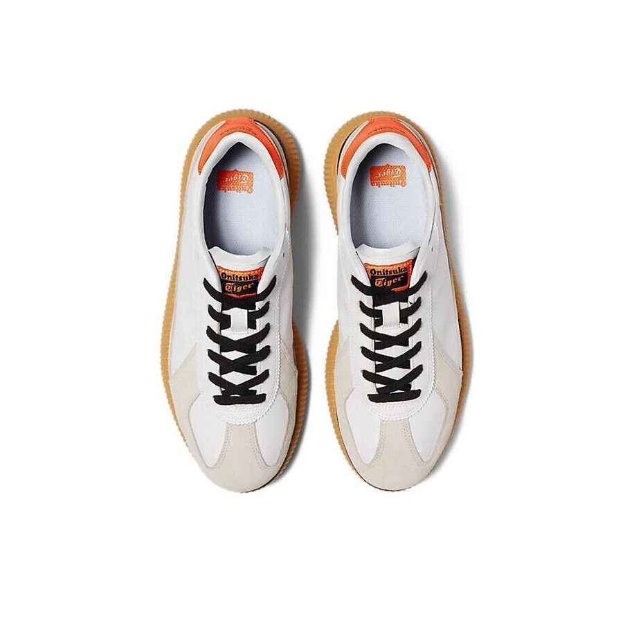 靴 Onitsuka Tiger /DELECITY/WHITE/HABANERO Onitsuka Tiger DELECITY Sneaker Unisex 1183B874.102 WHITE