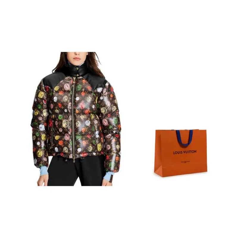 LOUIS VUITTON FW22 Down Jacket Women's Brown-2