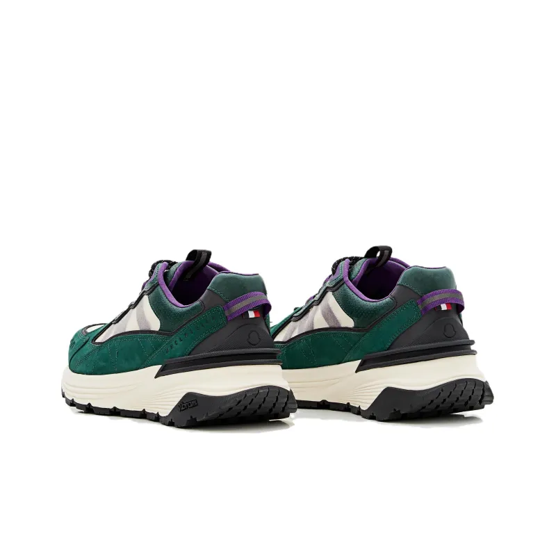 Moncler Lite Casual Shoes Men's Green White-2