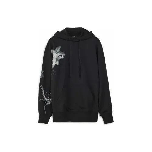 Y-3 Floral-print Drawstring Hoodie