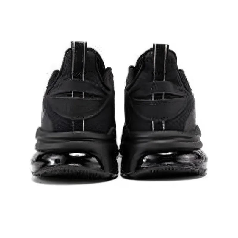 361° Cushioning, Wear Resistant Low Top Running Shoes Men's Black Gray-2