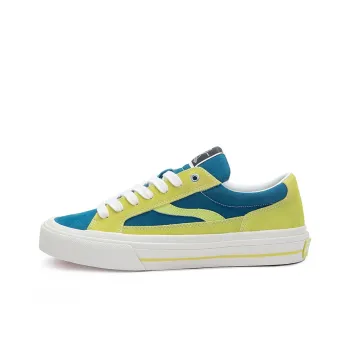 OddCIRKUS Astley Neon Balance Abrasion Resistant Slip Resistant Low Top Skateboard Shoes Unisex Patchwork Green