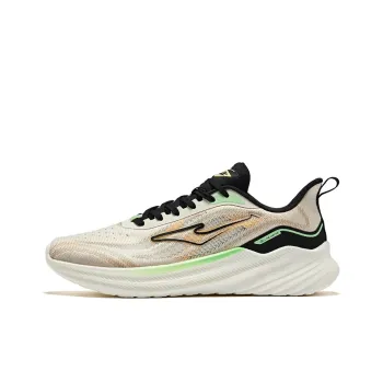 Erke Slip Resistant Low Top Running Shoes Men's Microcrystal White Jet Black