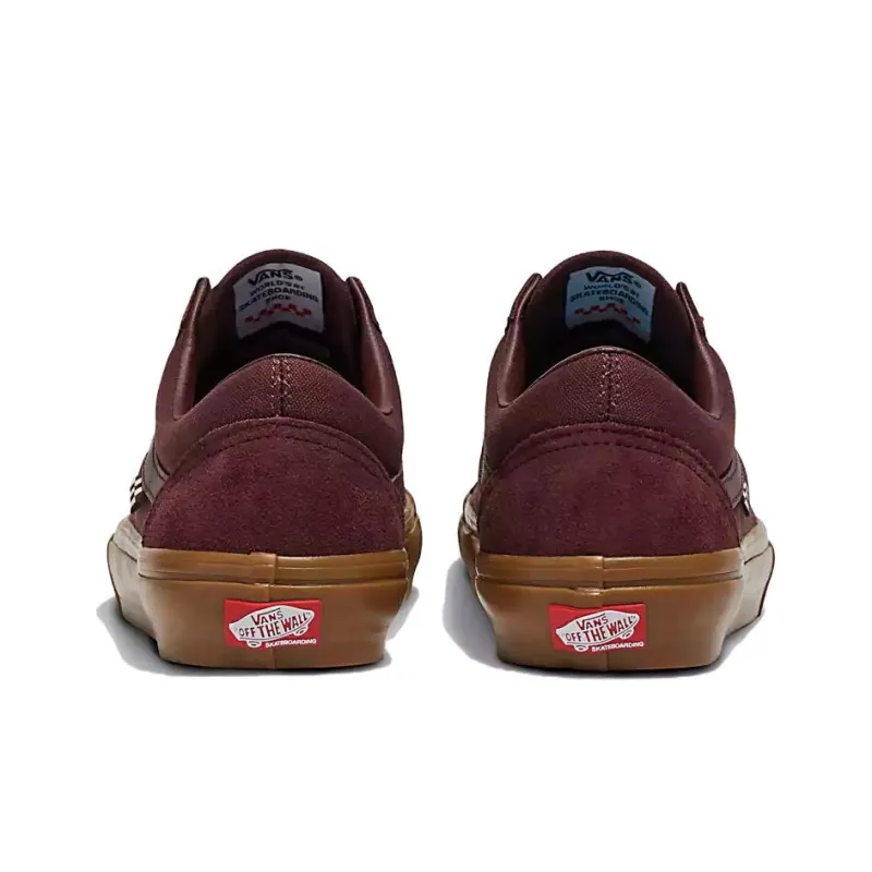 Old Skool Skate Vans 'Dark Red Gum'-4