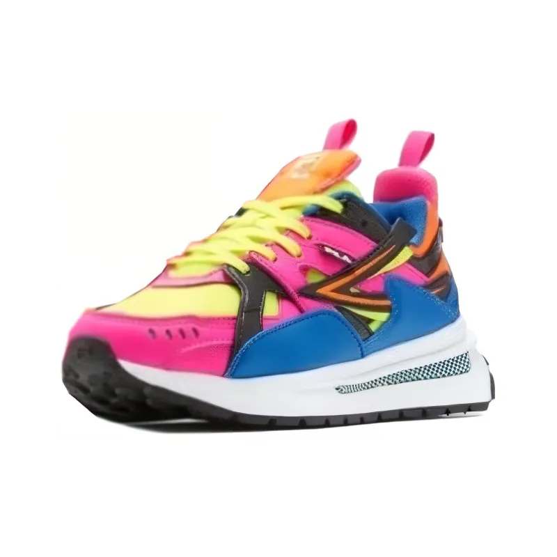 FILA Sandenal Yellow Pink Blue Women's-2