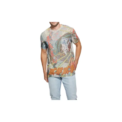 GUESS T-Shirts Men Multicolor