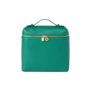 Loro Piana ExtraPocket Leather Rotting Fruit Backpack Regular Women's Forest Leaf Green