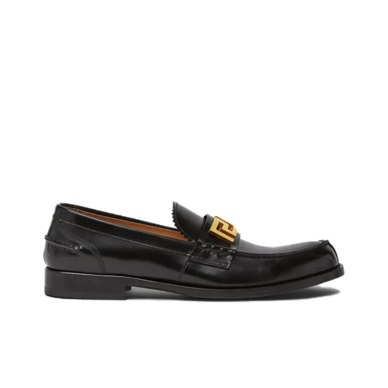 VERSACE Greca Loafer 'Black Gold'-1