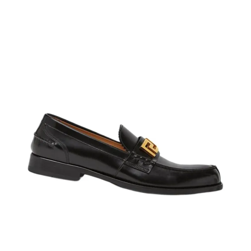 VERSACE Greca Loafer 'Black Gold'-2