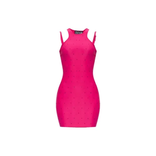 VERSACE JEANS Sleeveless Dress Women's Pink