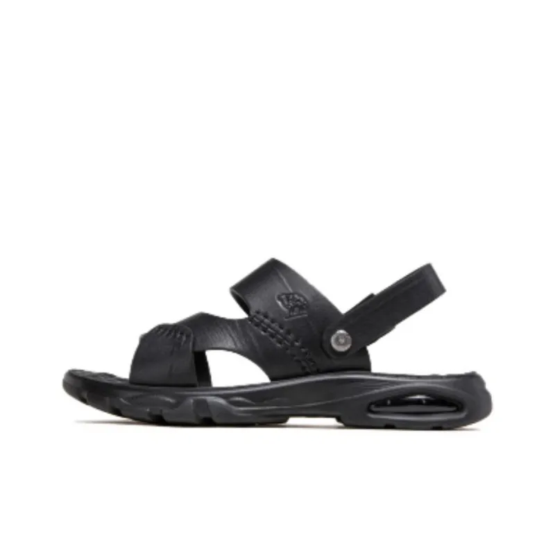 CAMEL Beach Sandals Men Black/Brown Color-6